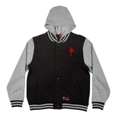HOODY VARSITY SNAP UP